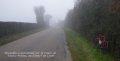 Brouillard automnal sur la route de Vaulx-Milieu
